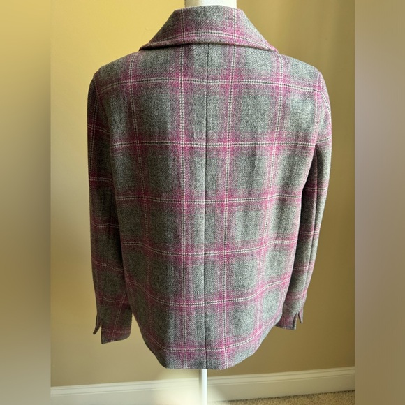 Talbots Petite Plaid Wool Jacket - Picture 7 of 9